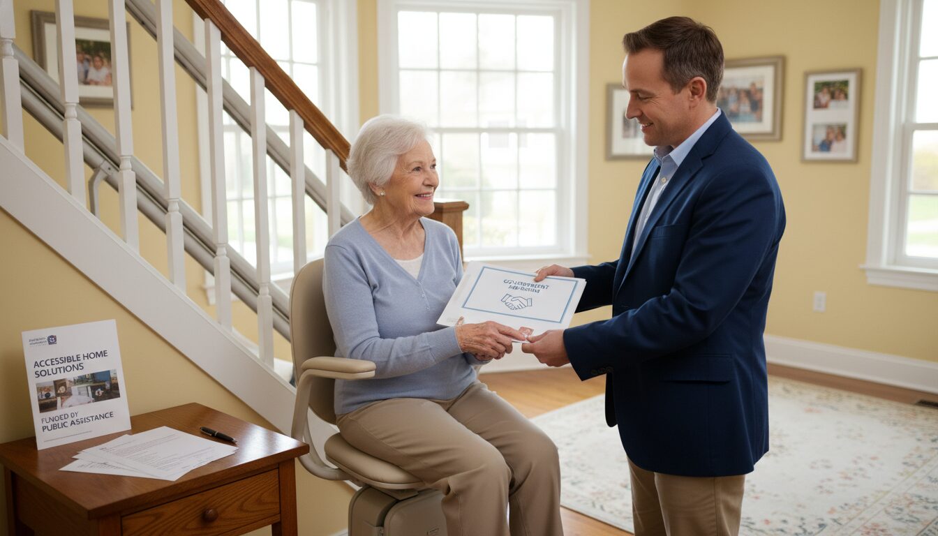 découvrez comment financer l'achat d'un monte-escalier grâce aux aides gouvernementales disponibles, pour un accès facilité et sécurisé à votre domicile.